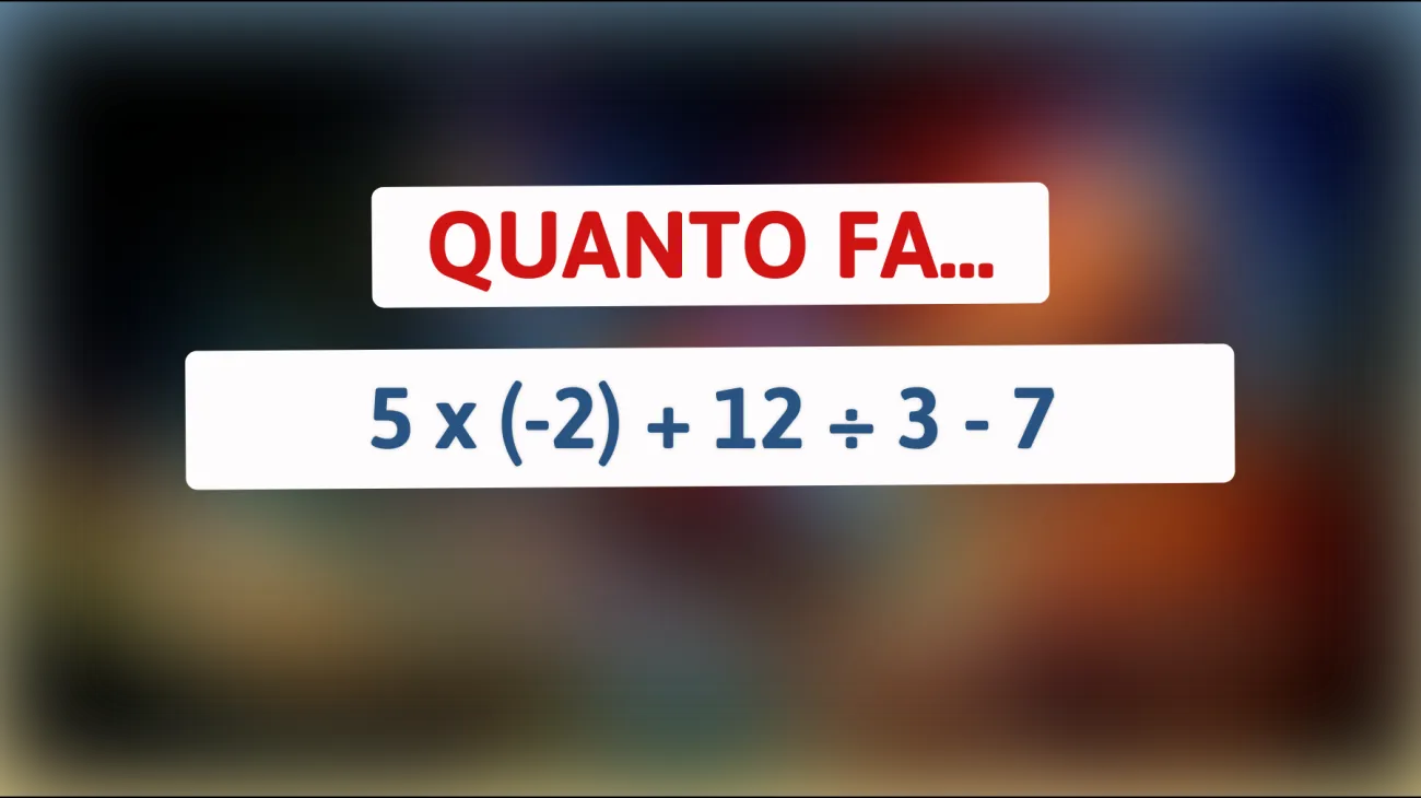 Solo i veri cervelloni possono risolvere questo rompicapo matematico: scopri se sei tra di loro!"