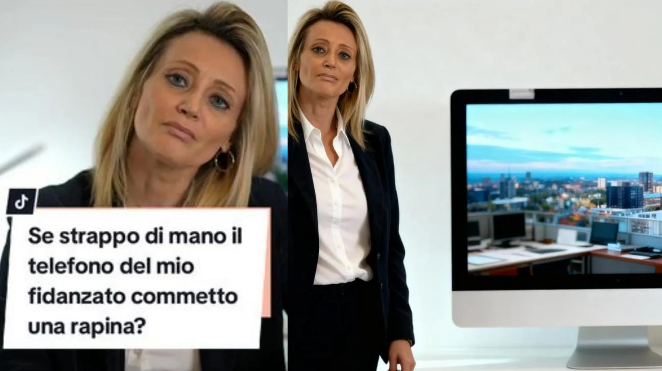 Se strappo di mano il telefono del mio fidanzato per leggere i messaggi commetto una rapina? #rapina #spiaretelefono"